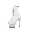 Pleaser BEJEWELED-1020-7 White Hologram Patent Strass