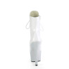 Pleaser BEJEWELED-1020-7 White Hologram Patent Strass