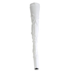 Pleaser BEYOND-4000 White Patent Sale Women