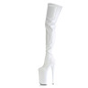 Pleaser BEYOND-4000 White Patent Sale Women