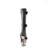 Demonia MUERTO-2028 Black Vegan Platform Knee High Boots