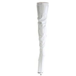 Pleaser BEYOND-4000 White Patent Sale Women