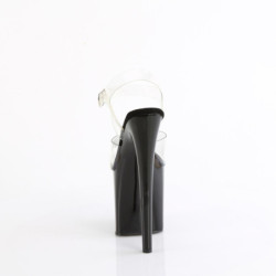 Pleaser NAUGHTY-808 Black Exotic Pole Dance High Heels