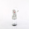 Pleaser NAUGHTY-808 White Insole Pole Dance High Heels