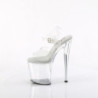 Pleaser NAUGHTY-808 White Insole Pole Dance High Heels
