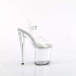 Pleaser NAUGHTY-808 White Insole Pole Dance High Heels