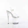 Pleaser NAUGHTY-808 White Insole Pole Dance High Heels