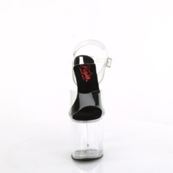 Pleaser NAUGHTY-808 Black Insole Pole Dance High Heels