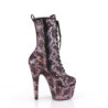 Pleaser ADORE-1040SPF Rose Metallic Hologram Snake