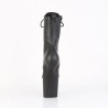 Pleaser CRAZE-1040 Black Vegan Leather Ankle Boots