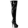 Pleaser DELIGHT-3000WCF Wide Calf Over The Knee Boots
