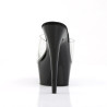 Pleaser DELIGHT-601 Transparent Black Mules Women