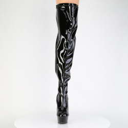 Pleaser DELIGHT-3000WCF Wide Calf Over The Knee Boots