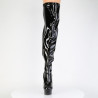 Pleaser DELIGHT-3000WCF Wide Calf Over The Knee Boots