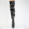Pleaser DELIGHT-3000WCF Wide Calf Over The Knee Boots