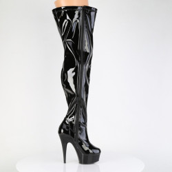 Pleaser DELIGHT-3000WCF Wide Calf Over The Knee Boots