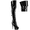 Pleaser DELIGHT-3018 Platform Overknee Buckle Boots