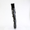 Pleaser DELIGHT-3018 Platform Overknee Buckle Boots