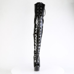 Pleaser DELIGHT-3022 Black Patent Sale Women