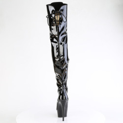 Pleaser DELIGHT-3022 Black Patent Sale Women