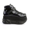 Demonia NEPTUNE-100 Black Glitter Platform Men Boots