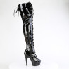 Pleaser DELIGHT-3022 Black Patent Sale Women