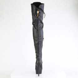 Pleaser DELIGHT-3022 Black Vegan Leather Sale Women
