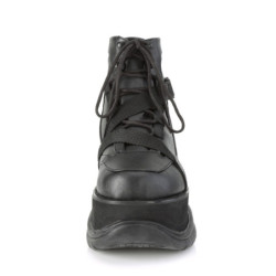 Demonia NEPTUNE-181 Black Vegan Platform Men Boots