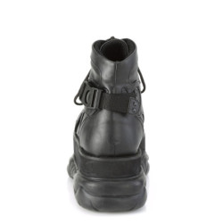 Demonia NEPTUNE-181 Black Vegan Platform Men Boots