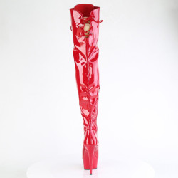 Pleaser DELIGHT-3022 Red Patent Sale Women