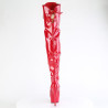 Pleaser DELIGHT-3022 Red Patent Sale Women