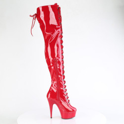 Pleaser DELIGHT-3022 Red Patent Sale Women