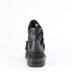 Demonia NEPTUNE-68 Black Vegan Platform Men Boots
