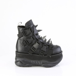 Demonia NEPTUNE-68 Black Vegan Platform Men Boots