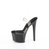 Pleaser PASSION-708 Black Platform High Heeled Shoes