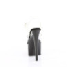 Pleaser PASSION-708 Black Platform High Heeled Shoes