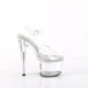 Pleaser PASSION-708 White Insole Platform High Heels