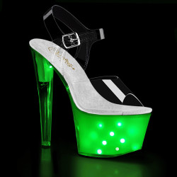 Pleaser ILLUMINATOR-708 Light Up Platform High Heels