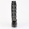 Devious INDULGE-1038 Black Patent Women's Ankle Boots