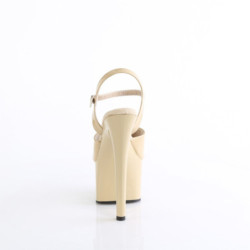 Pleaser PASSION-709 Cream Patent Sale Women