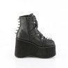 Demonia KERA-68 Black Vegan Platform Ankle Boots Women