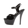 Funtasma JULIET-209 Black High Heeled Platform Shoes