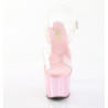 Pleaser SKY-308CHRS Rose Chrome Platform High Heels