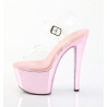 Pleaser SKY-308CHRS Rose Chrome Platform High Heels