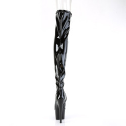 Pleaser ADORE-3011 Patent Peep Toe Overknee Boots