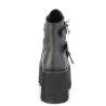 Demonia ASHES-55 Black Vegan Platform Women Boots