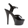 Funtasma JULIET-209 Black High Heeled Platform Shoes