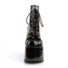 Demonia CAMEL-203 Black Patent Chunky Platform Boots