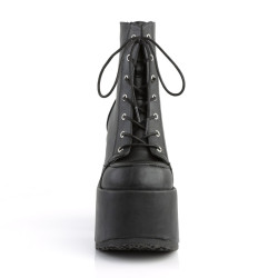 Demonia CAMEL-203 Black Vegan Chunky Platform Boots