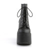 Demonia CAMEL-203 Black Vegan Chunky Platform Boots